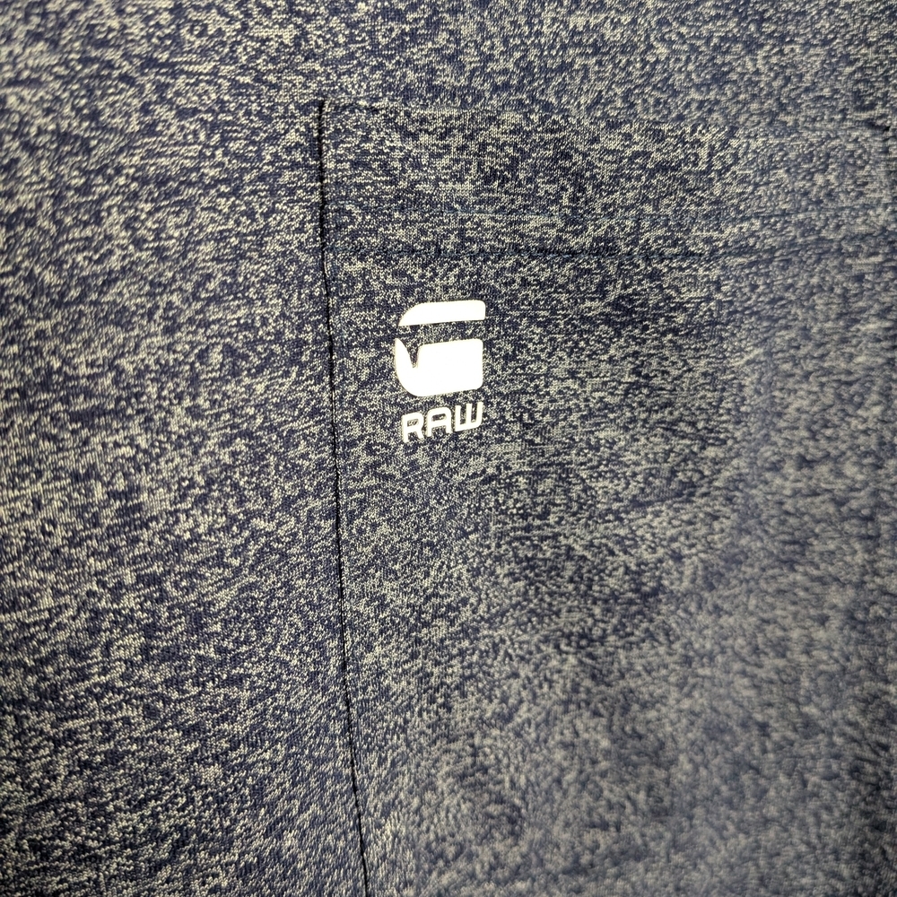G-Star Heathered Navy Short Sleeve Tee - Picture 3 of 6